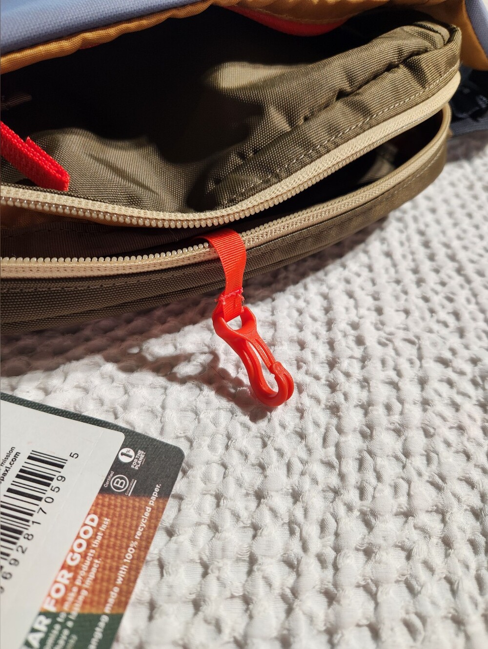 cotopaxi blue and tan belt bag - Picture 5 of 9